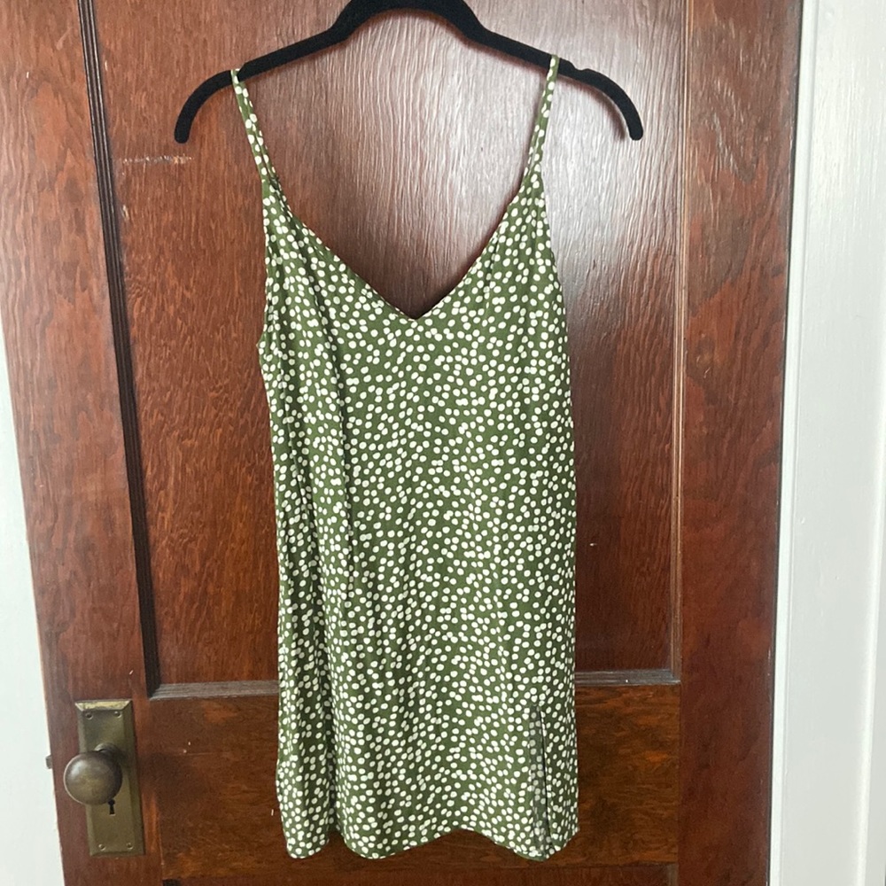 Reformation Ventura dress in polka dot